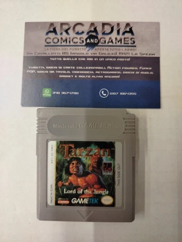 Tarzan Lord Of The Jungle Game Boy Nintendo GB Solo Cartuccia Loose